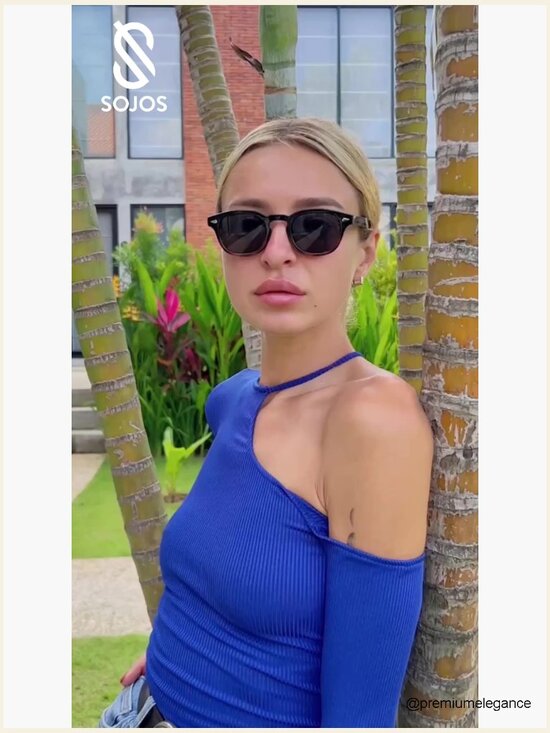 Retro Round Frame UV400 Protection Sunglasses Unisex Trendy Circle Style main image 5